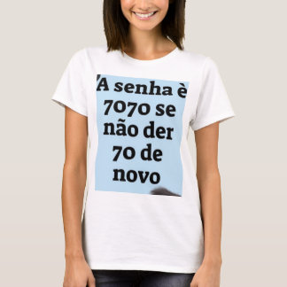 Camiseta Feminina gola canoa simples