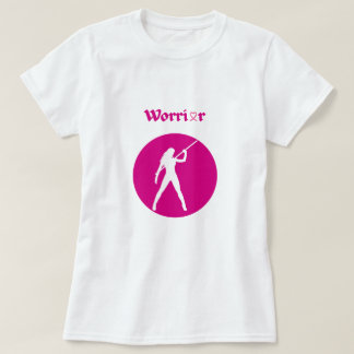 Camiseta Feminina Guerreira Rosa Câncer de Mama