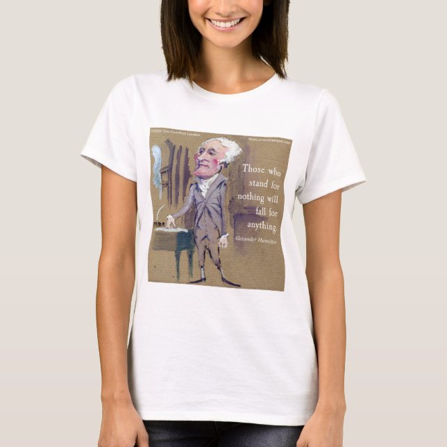 Camiseta Feminina Hamilton "Fall For Anything" Cit (Frente)