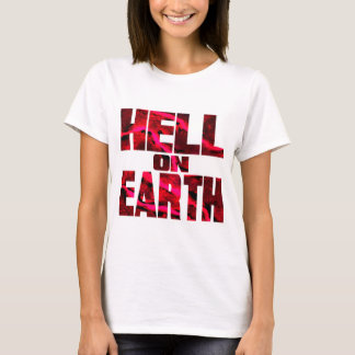 Camiseta Feminina Hell on Earth T (Sangue do Diabo
