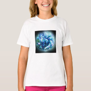 Camiseta Feminina Infantil Crystal Fantasy Fox