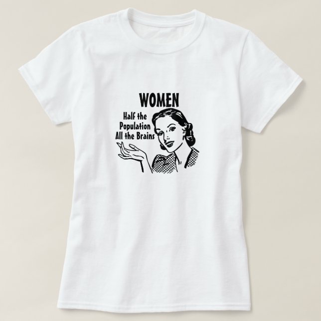 Camiseta Feminina Inteligente (Frente do Design)
