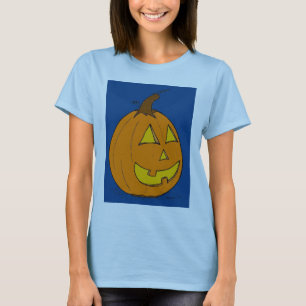 Camiseta Feminina Jack o' Lantern Blue Baby Doll