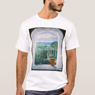 Camiseta Feminina Janela para o Jardim