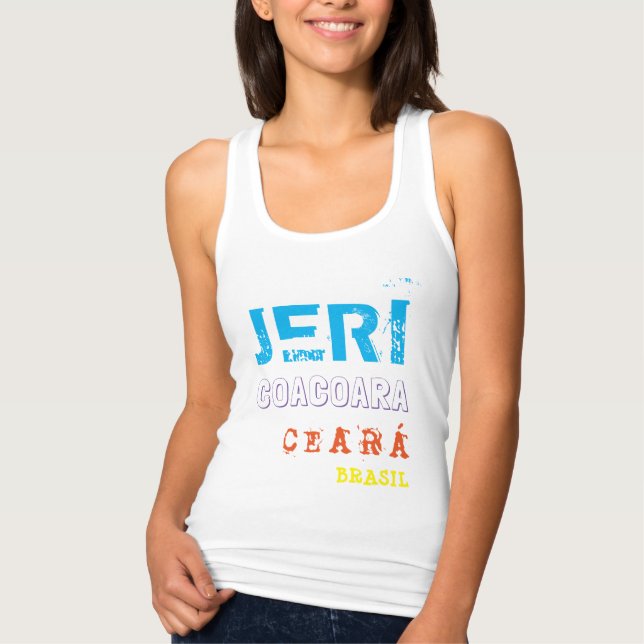 CAMISETA FEMININA JERICOACOARA (Frente)