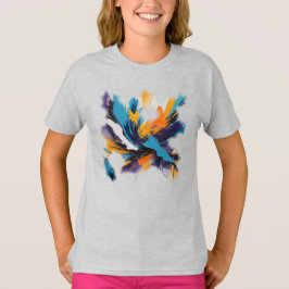 Camiseta Feminina Juvenil Básica Arte Expressão-2