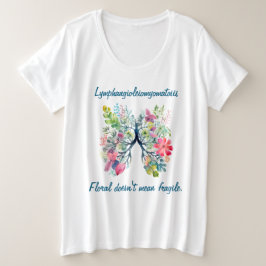Camiseta Feminina LAM Floral Não Significa Frágil