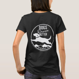 Camiseta feminina - Logotipo branco