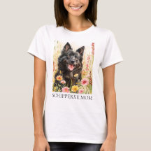 Camiseta Feminina – Mãe de Schipperke 