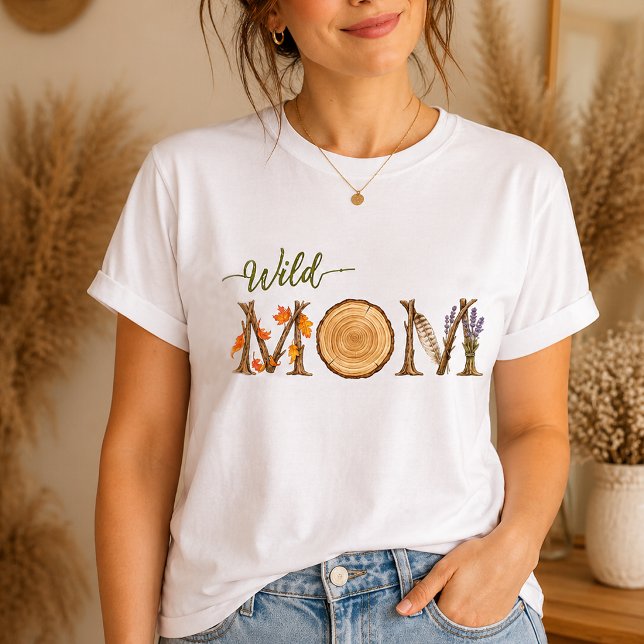 Camiseta Feminina Mãe do Selvagem  (Criador carregado)