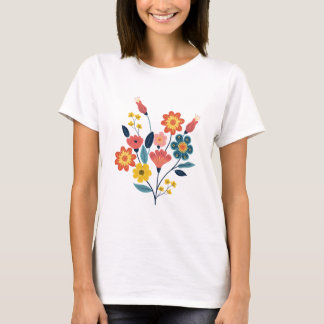 Camiseta Feminina Manga Curta – Algodão Macio