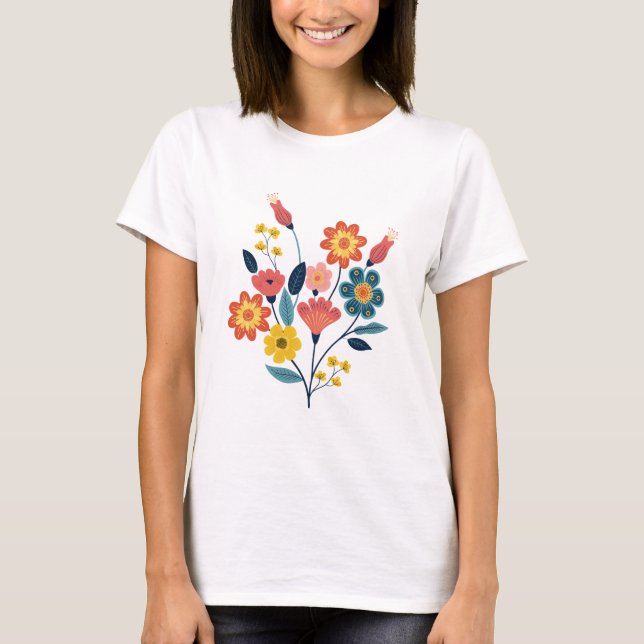Camiseta Feminina Manga Curta – Algodão Macio (Frente)