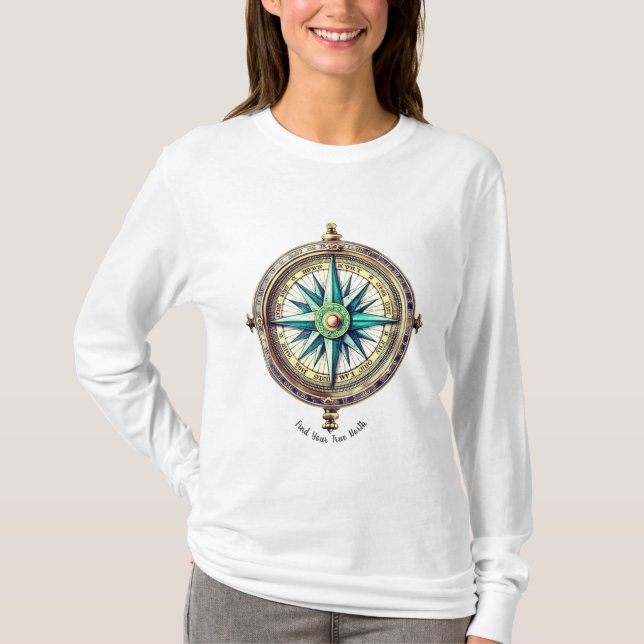 Camiseta Feminina Manga Longa Básica (Frente)
