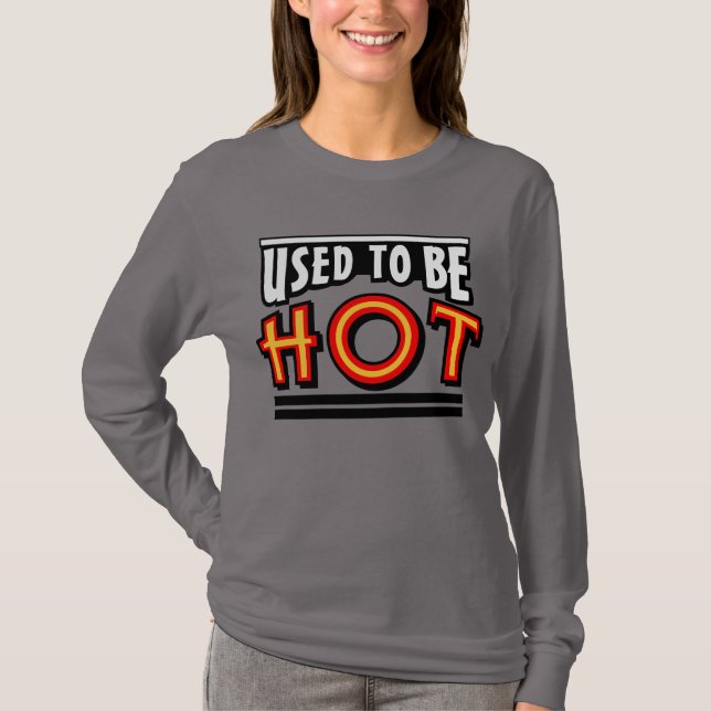 Camiseta Feminina Manga Longa Usada Para Ser Quent (Frente)