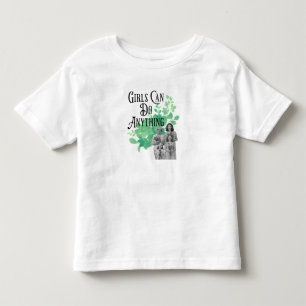 Camiseta Feminina Meninas Podem Fazer Qualquer Coi
