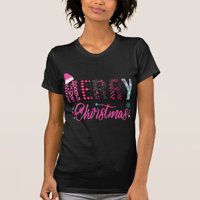 Camiseta feminina Merry Christmas (Frente)