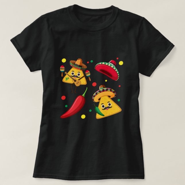Camiseta Feminina Mexican Fiesta (Frente do Design)