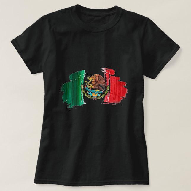 Camiseta Feminina Mexico Pride #1 (Frente do Design)