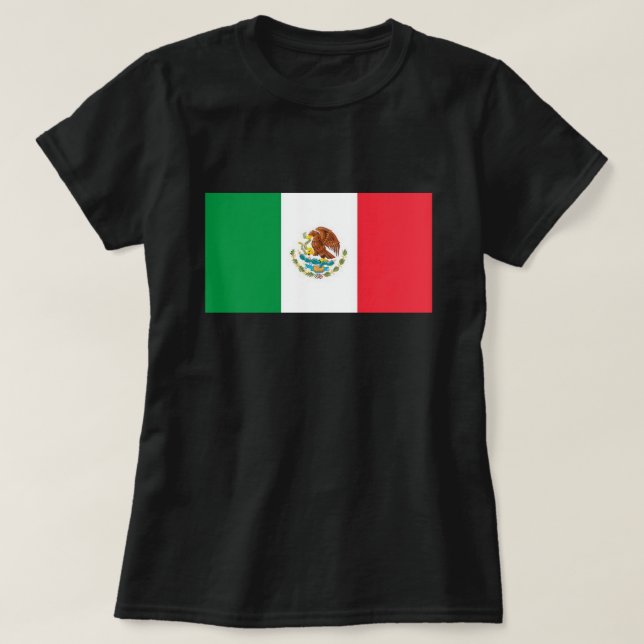 Camiseta Feminina Mexico Pride #3 (Frente do Design)