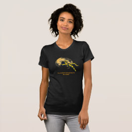 Camiseta Feminina Minimalista de Astronauta na Lua