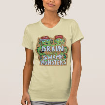 Camiseta Feminina Monstros Drenam o Pântano