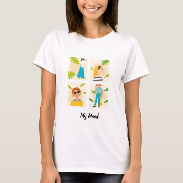 Camiseta Feminina My Mood (Frente)
