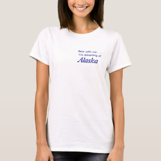 Camiseta Feminina "No Olhar do Urso" Urso do Alasc
