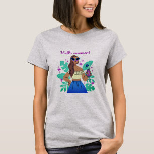 Camiseta Feminina Olá Verão