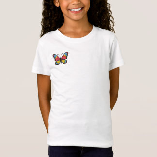 Camiseta Feminina Padrão Borboleta