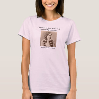 Camiseta feminina "Pelo que Vivemos"