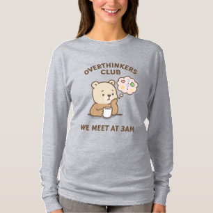 Camiseta Feminina Pensamentos Excessivos Camisa