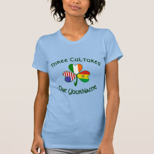 Camiseta Feminina Personalizada Bolívia Irlanda EU