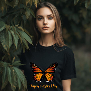 Camiseta Feminina Personalizada Borboleta Monarca