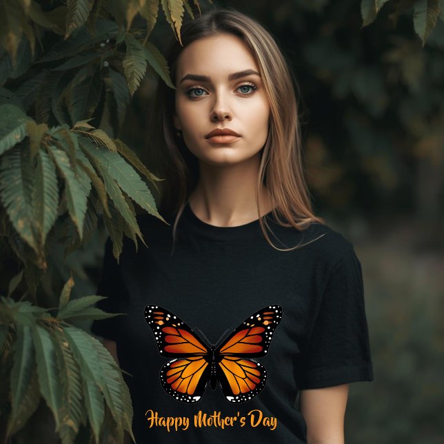 Camiseta Feminina Personalizada Borboleta Monarca (Criador carregado)