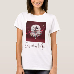 camiseta feminina personalizada com imagem e texto