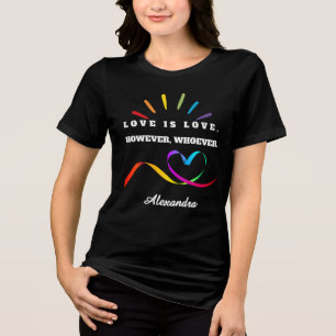 Camiseta Feminina Personalizada com Nome do Casal