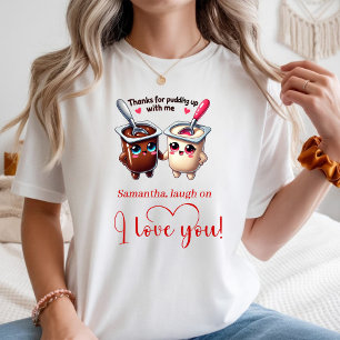 Camiseta Feminina Personalizada de Comida no Dia d
