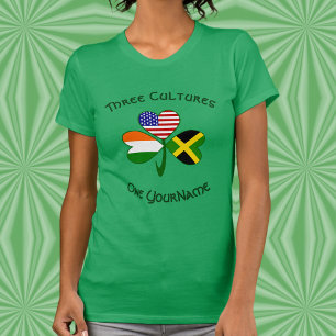Camiseta feminina personalizada Jamaica Irlanda EU