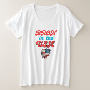 Camiseta feminina plus size