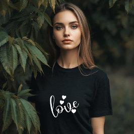 Camiseta Feminina Preto e Branco