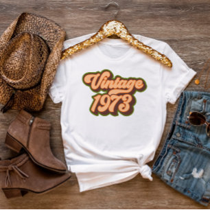 Camiseta Feminina Retro Vintage 1973