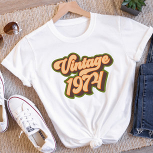 Camiseta Feminina Retro Vintage 1974