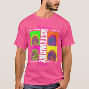 Camiseta feminina Rod Stewart Forever Young decote
