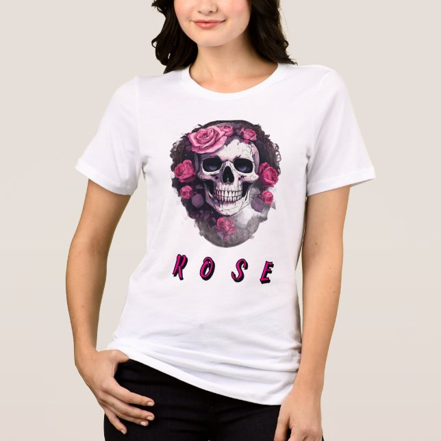 Camiseta feminina ROSE (Frente)