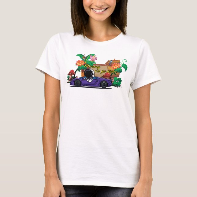 Camiseta Feminina Seguindo em Frente (Frente)
