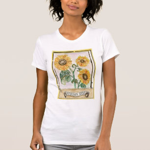 Camiseta Feminina Sementes de Girassol