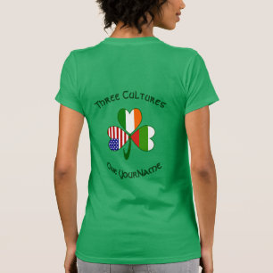 Camiseta Feminina Shamrock Personalizada Bulgária 