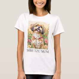 Camiseta feminina — Shih Tzu Mãe
