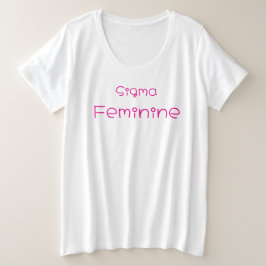 Camiseta Feminina Sigma