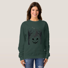 Camiseta Feminina Silhueta de Fantasma da Floresta